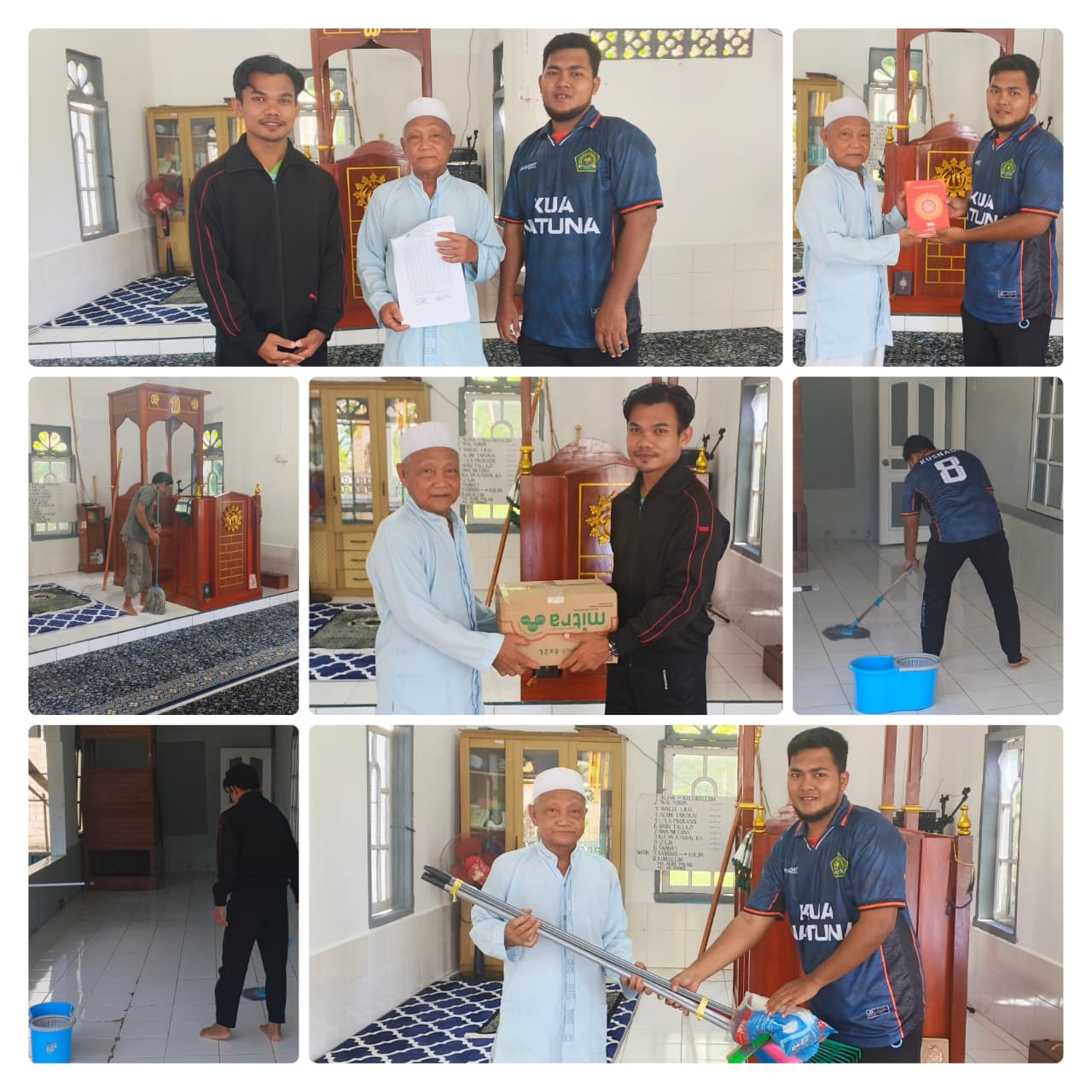 Langkah Ikhlas Menuju Keberkahan: KUA Bunguran Timur Laut Hadir Merawat Tempat Ibadah dan Menguatkan Silaturahmi
